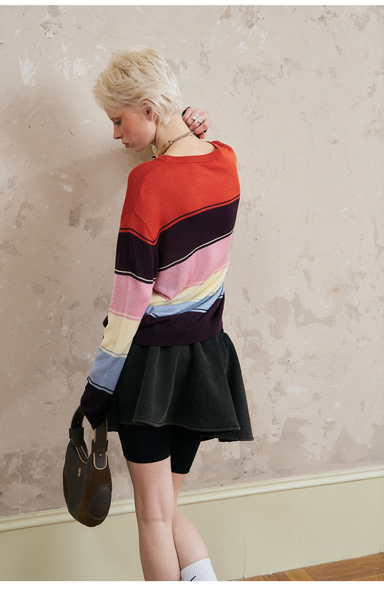 Adjustable Draped Sweat Skirt With Large Pockets