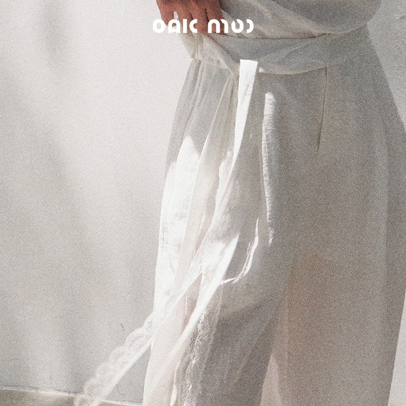 Lightweight Off Shoulder Top And Wide Pants