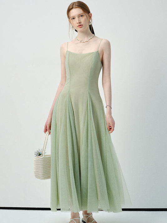 Voluminous Tulle Cami Dress