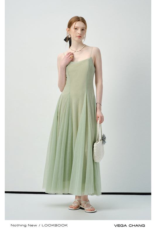 Voluminous Tulle Cami Dress