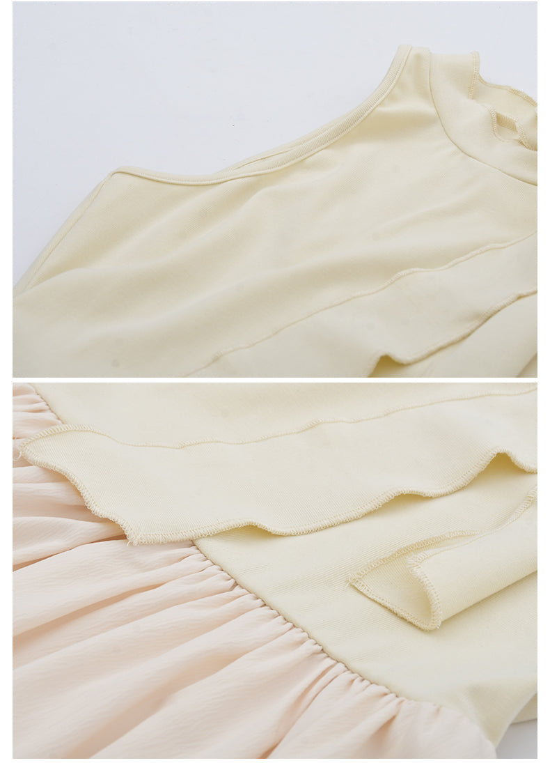 Sleeveless Tie-Neck Maxi Dress In Soft Fabric
