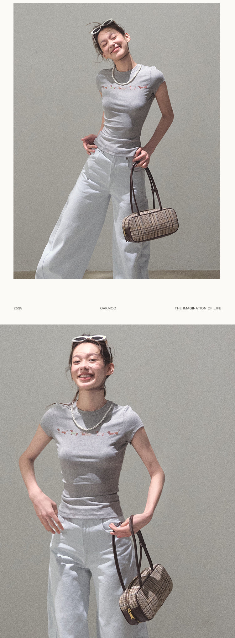 Slim Fit Puppy Print T-Shirt