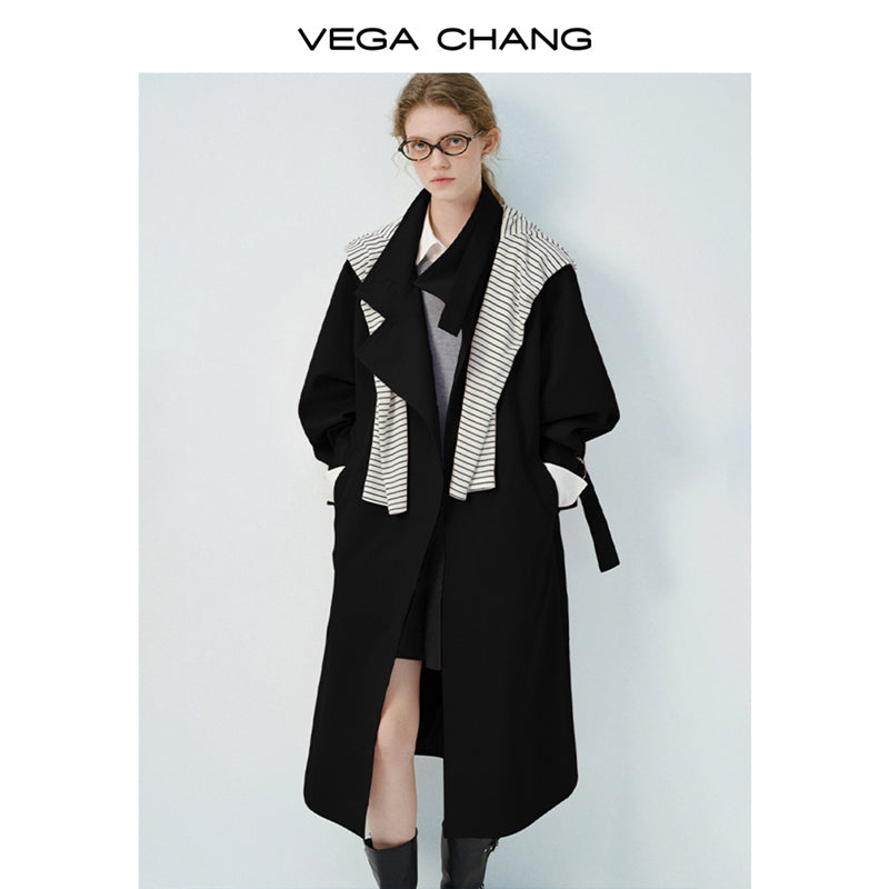 Spring Coat With Adjustable D-Ring Buckles