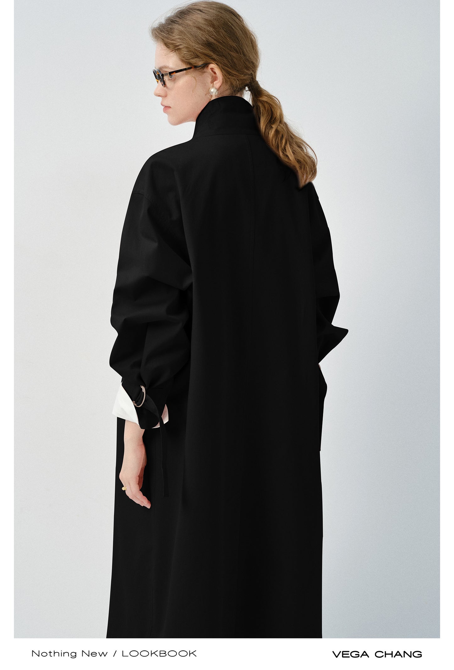 Spring Coat With Adjustable D-Ring Buckles
