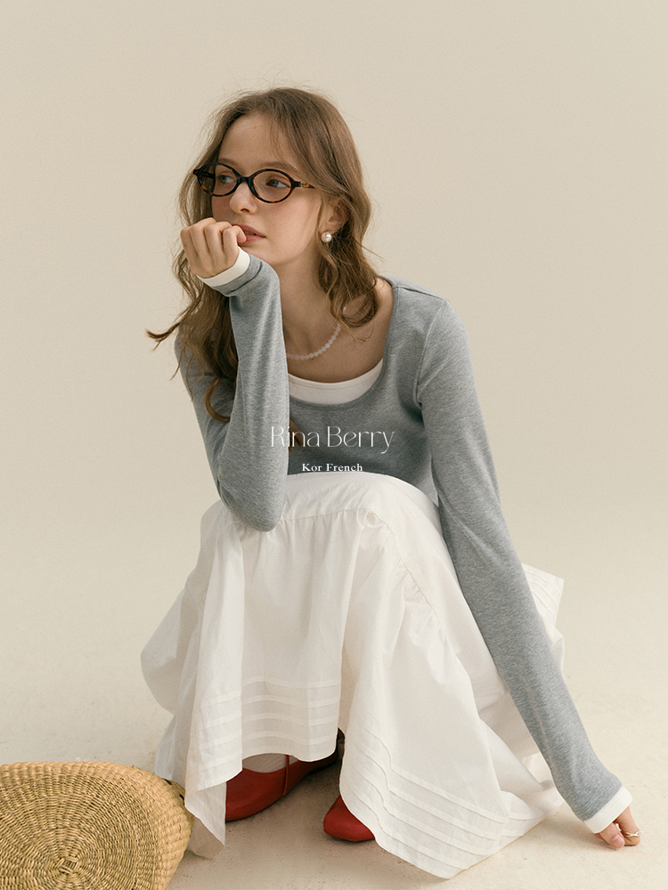 Faux Layered Casual T-Shirt