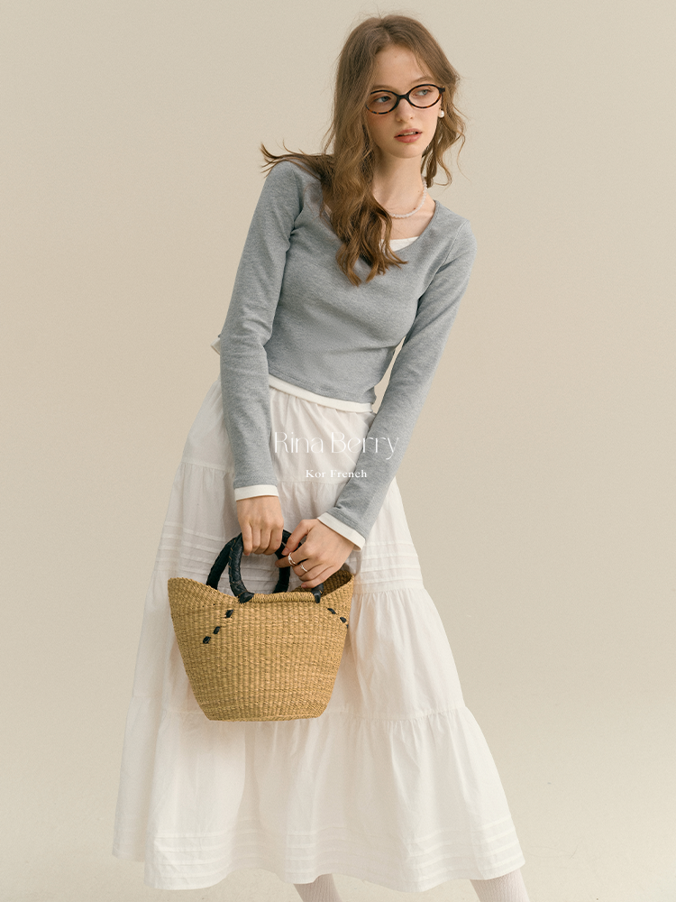 Faux Layered Casual T-Shirt