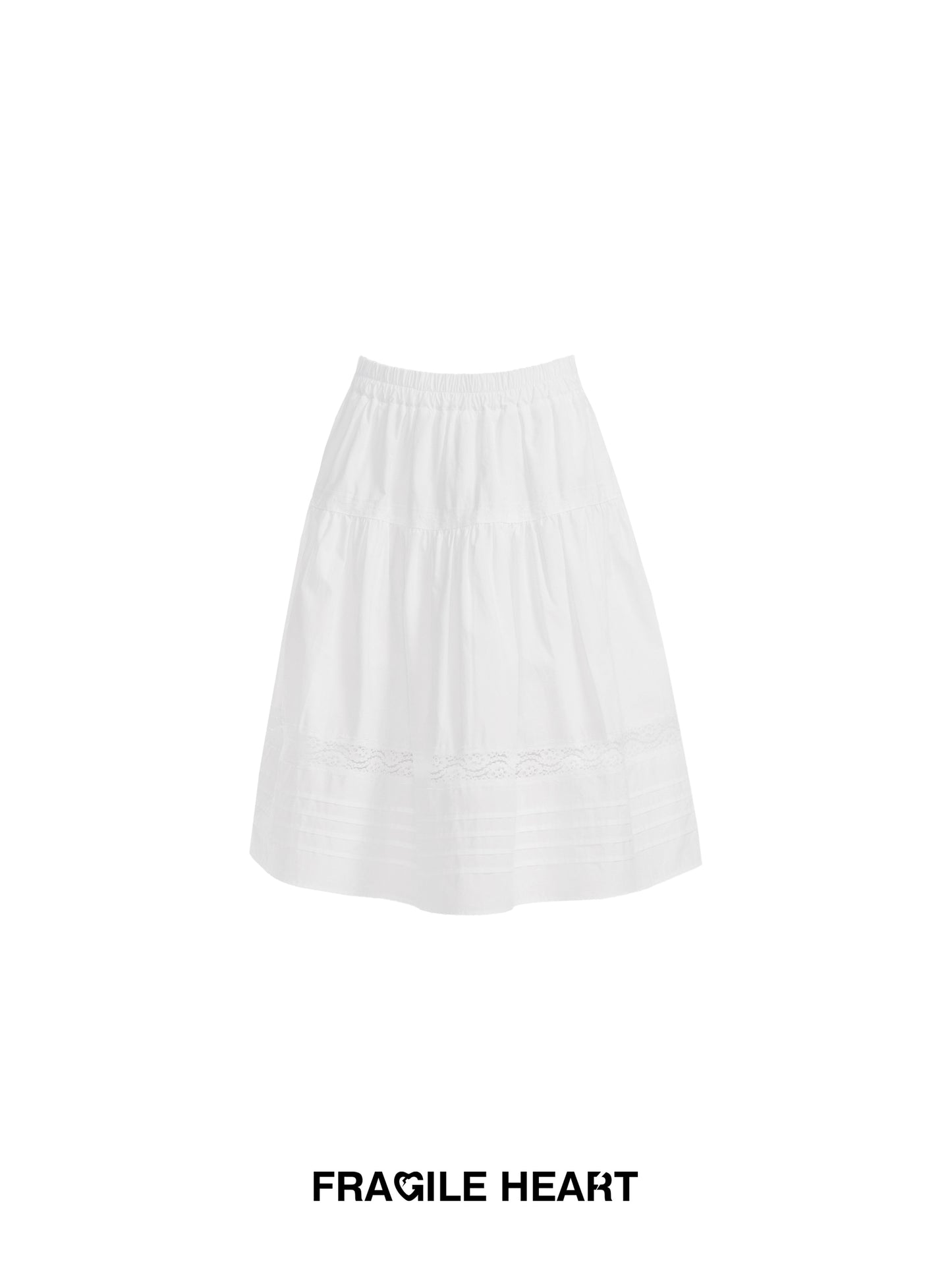 Cotton Lace Sleeveless Button-Up Top And Matching Skirt