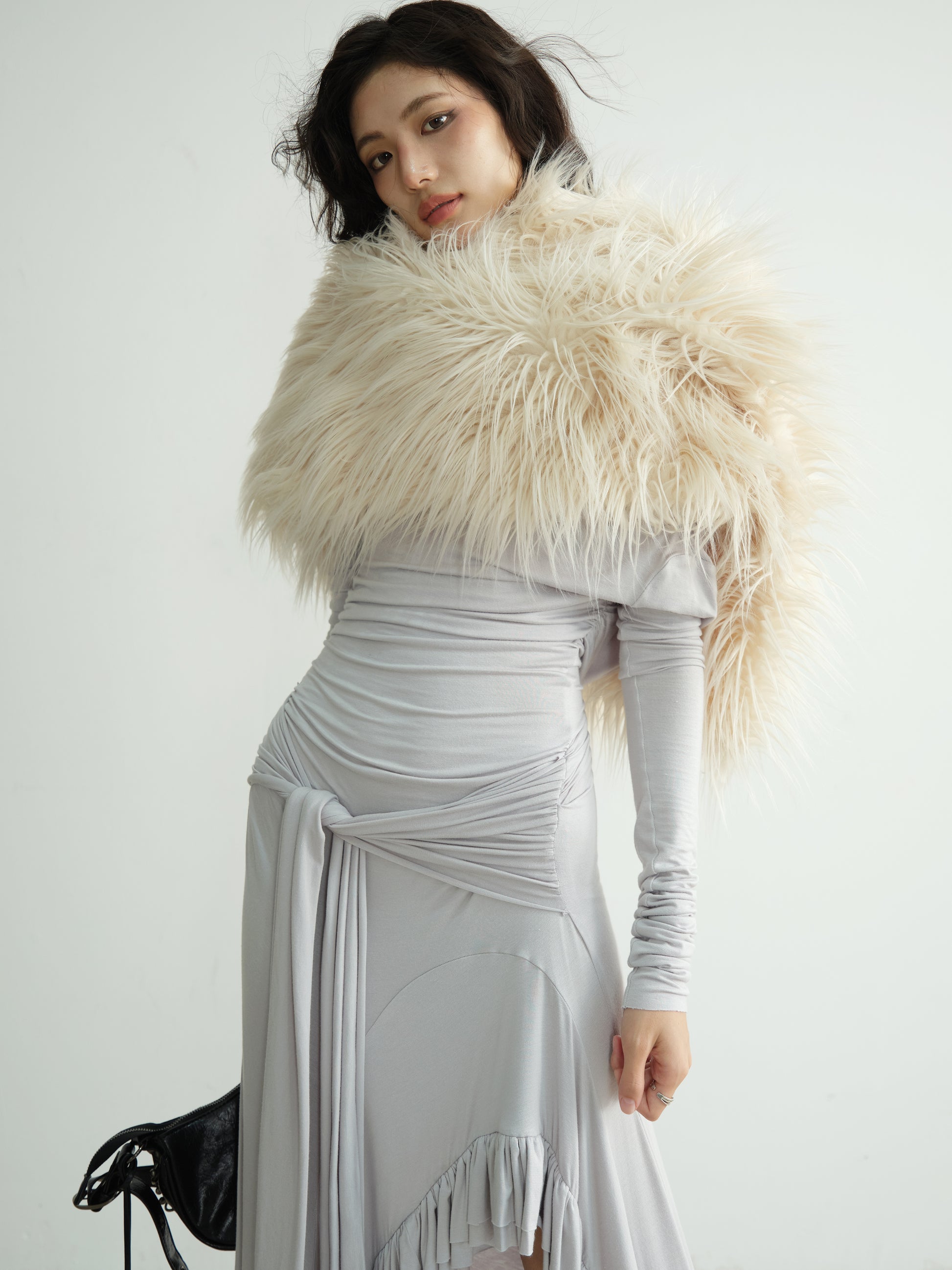 Eco-Friendly Plush Faux Fur Scarf