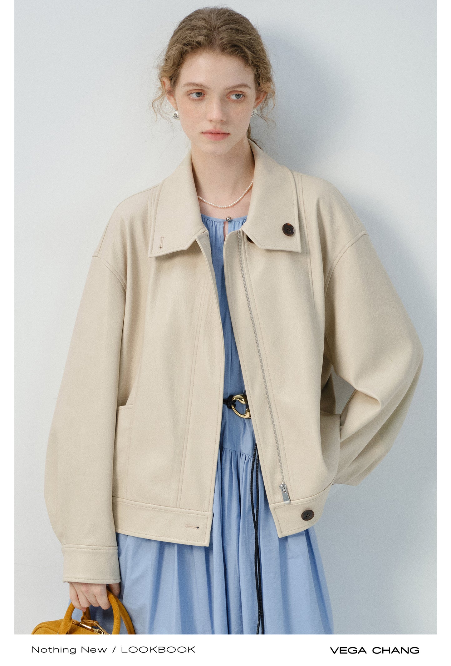 Oversized Drop Shoulder Faux Leather Jacket