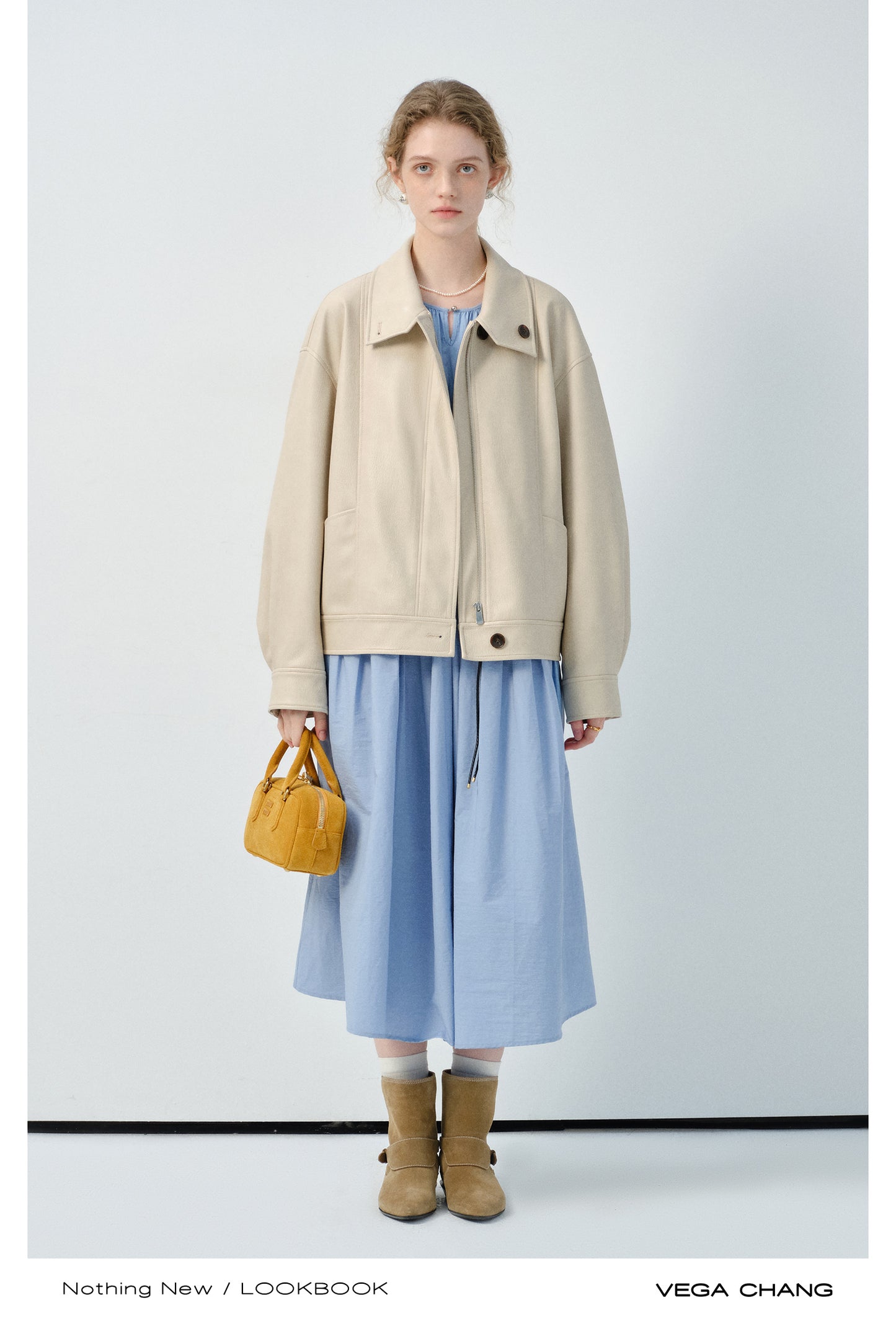 Oversized Drop Shoulder Faux Leather Jacket