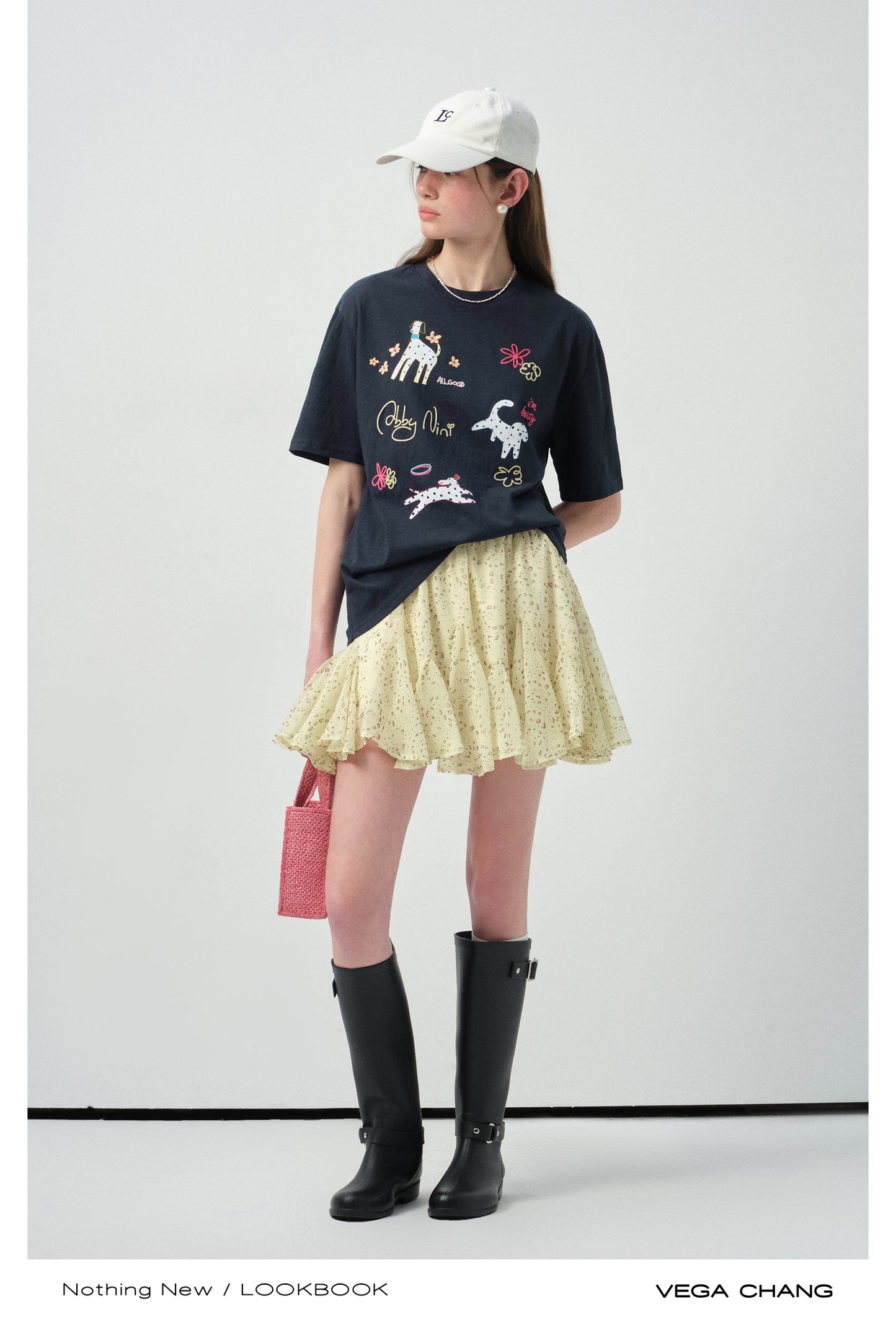 Puppy T-Shirt & Flutter Skirt