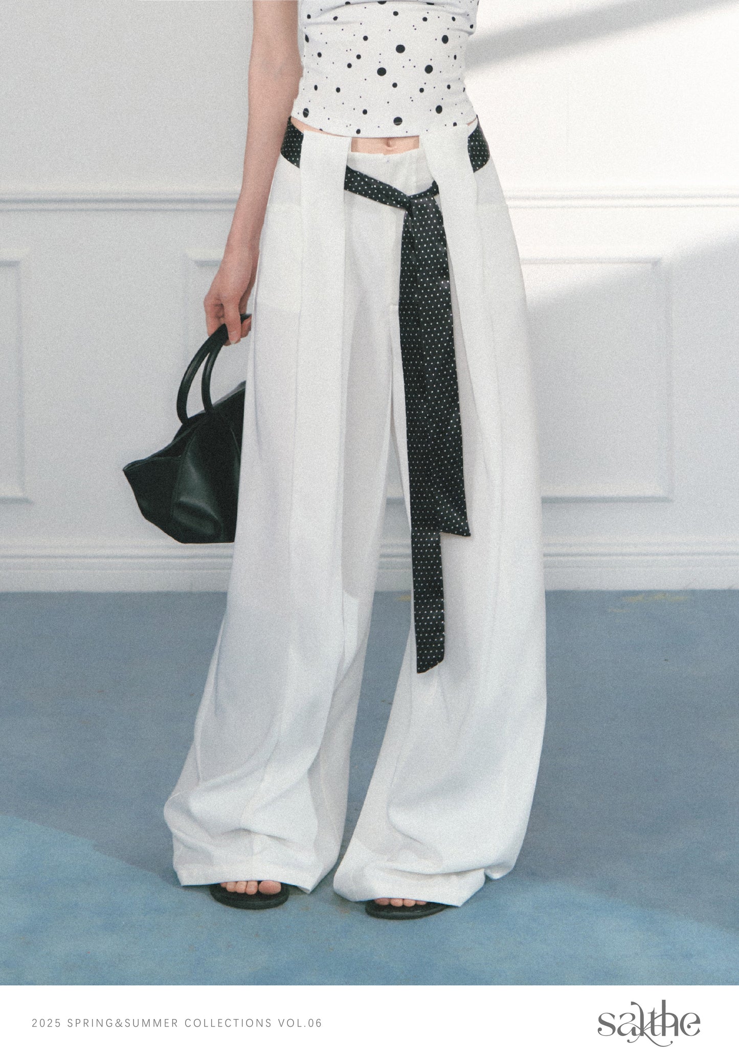 Wide-Leg Pants In Plain And Polka Dot Styles