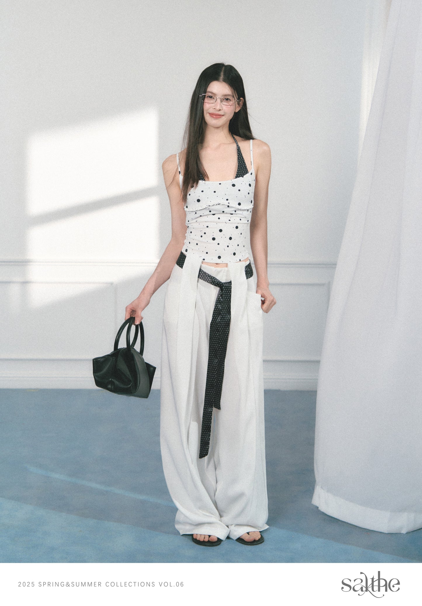 Wide-Leg Pants In Plain And Polka Dot Styles