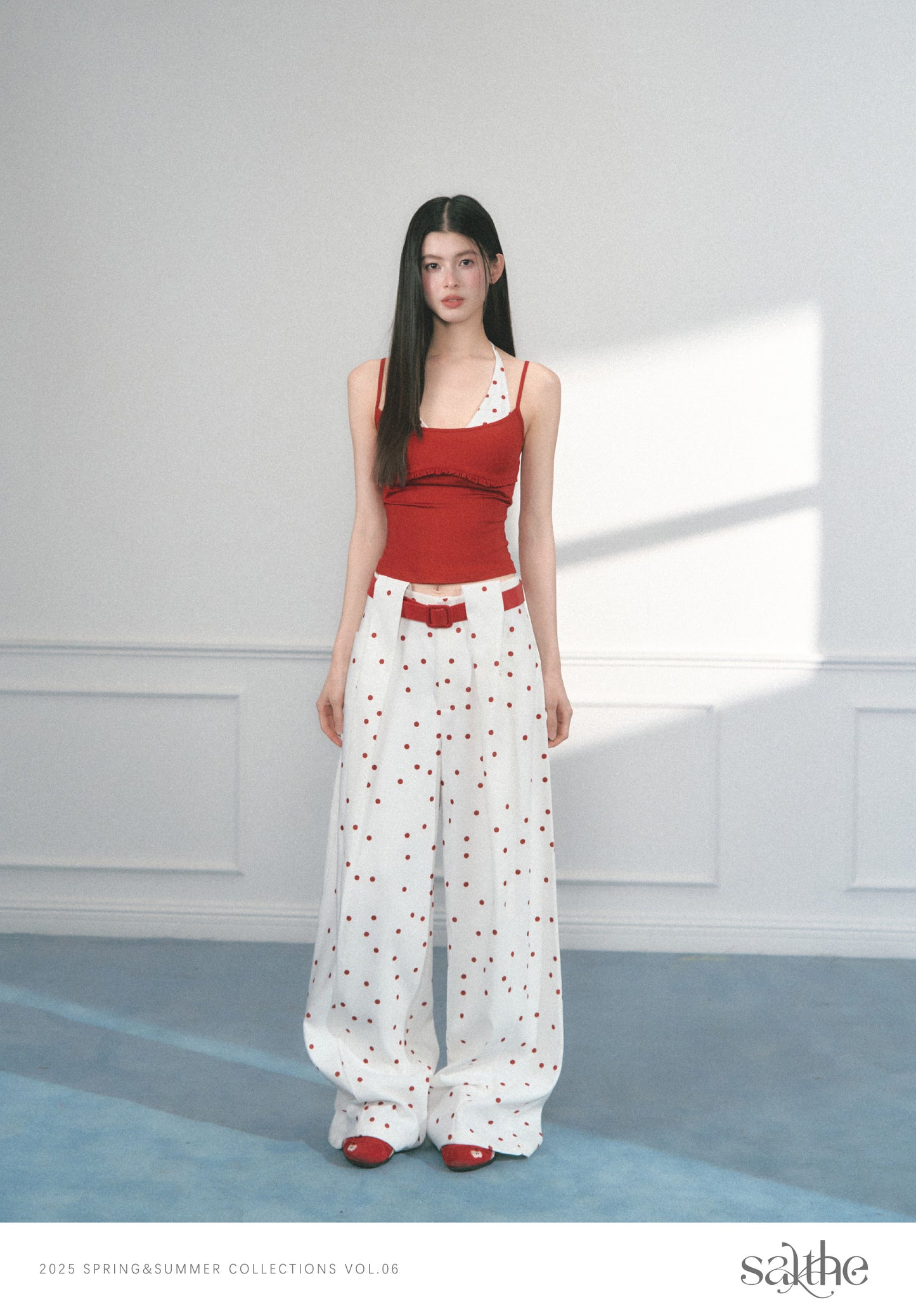 Wide-Leg Pants In Plain And Polka Dot Styles