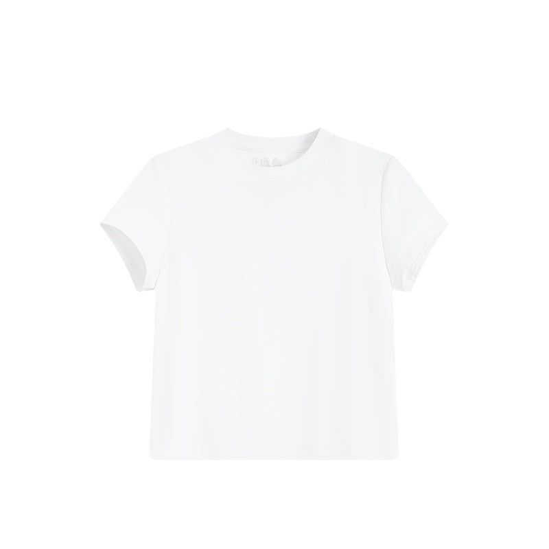 Basic Quick-Drying Cotton Blend T-Shirt