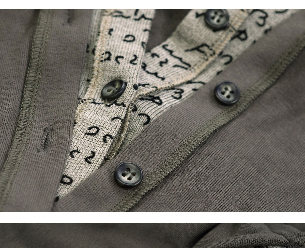 Punk Style Layered Hoodie Tee