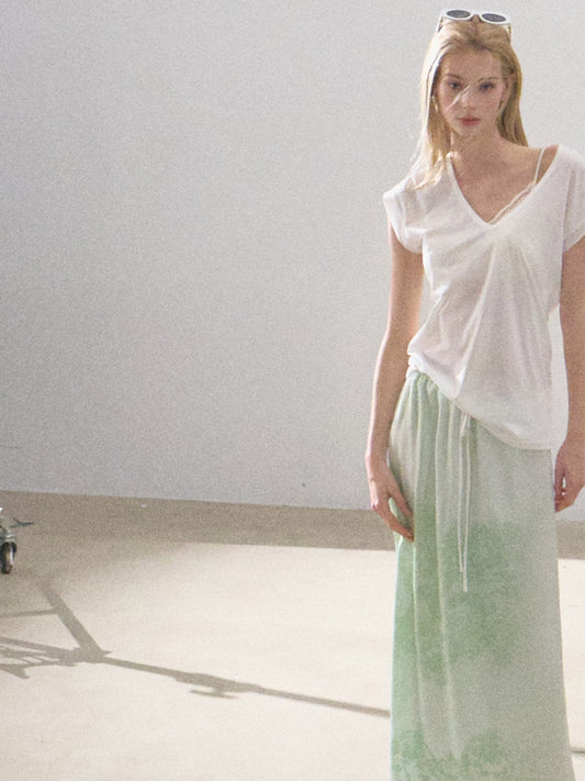 Basic Cotton V-Neck T-Shirt