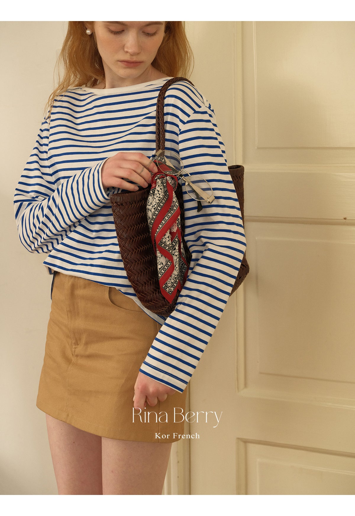 A-Line Cotton Mini Skirt