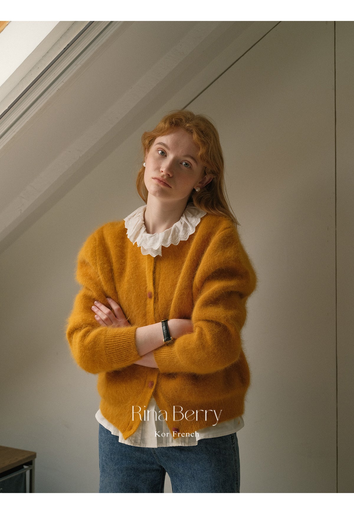 Fuzzy Soft-Touch Plain Cardigan