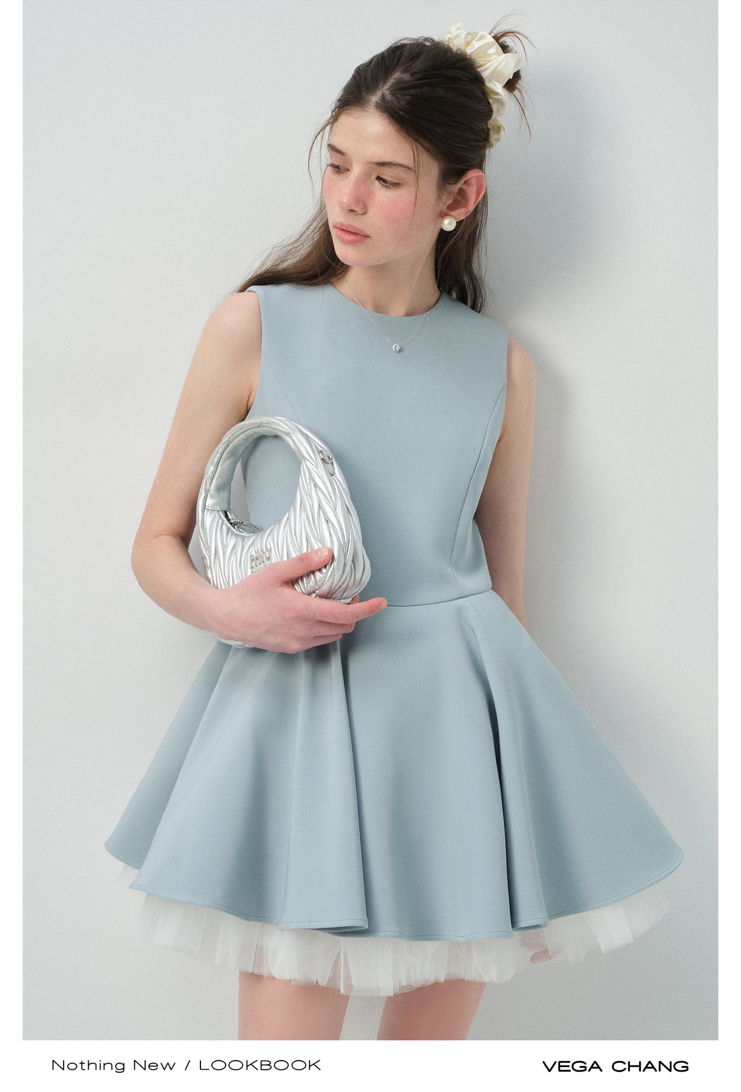 Tulle-Lined Full Skirt Sleeveless Dress