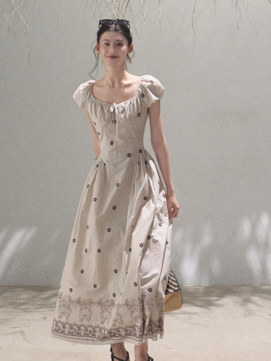 Puff-Sleeve Dress In 2 Variations, 2 Lengths