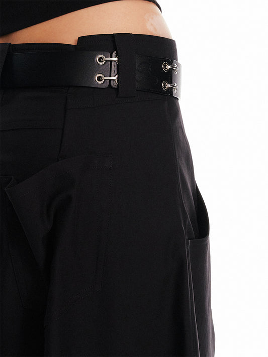 Cow Leather Belt With Metal Links