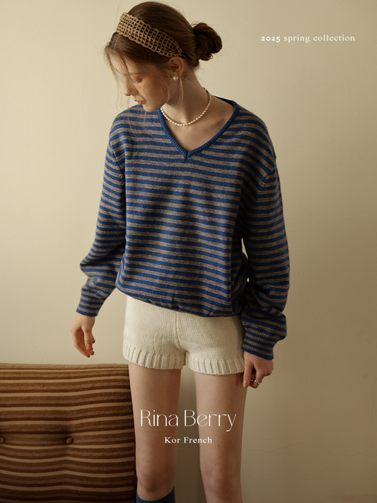 Chunky Wool Knit Shorts