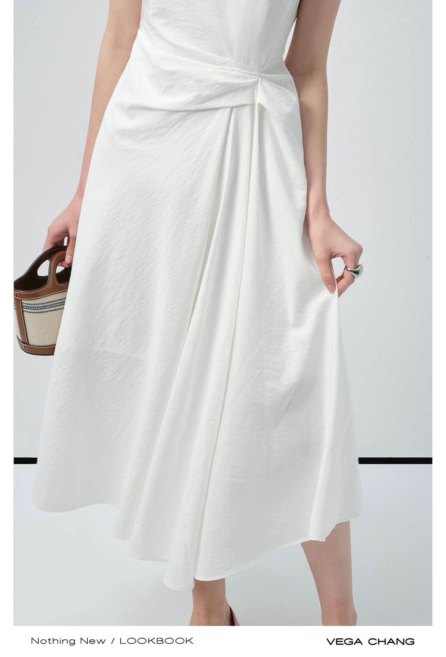 Gathered Detail Sleeveless Dress
