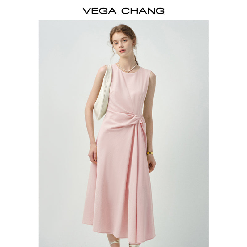 Gathered Detail Sleeveless Dress