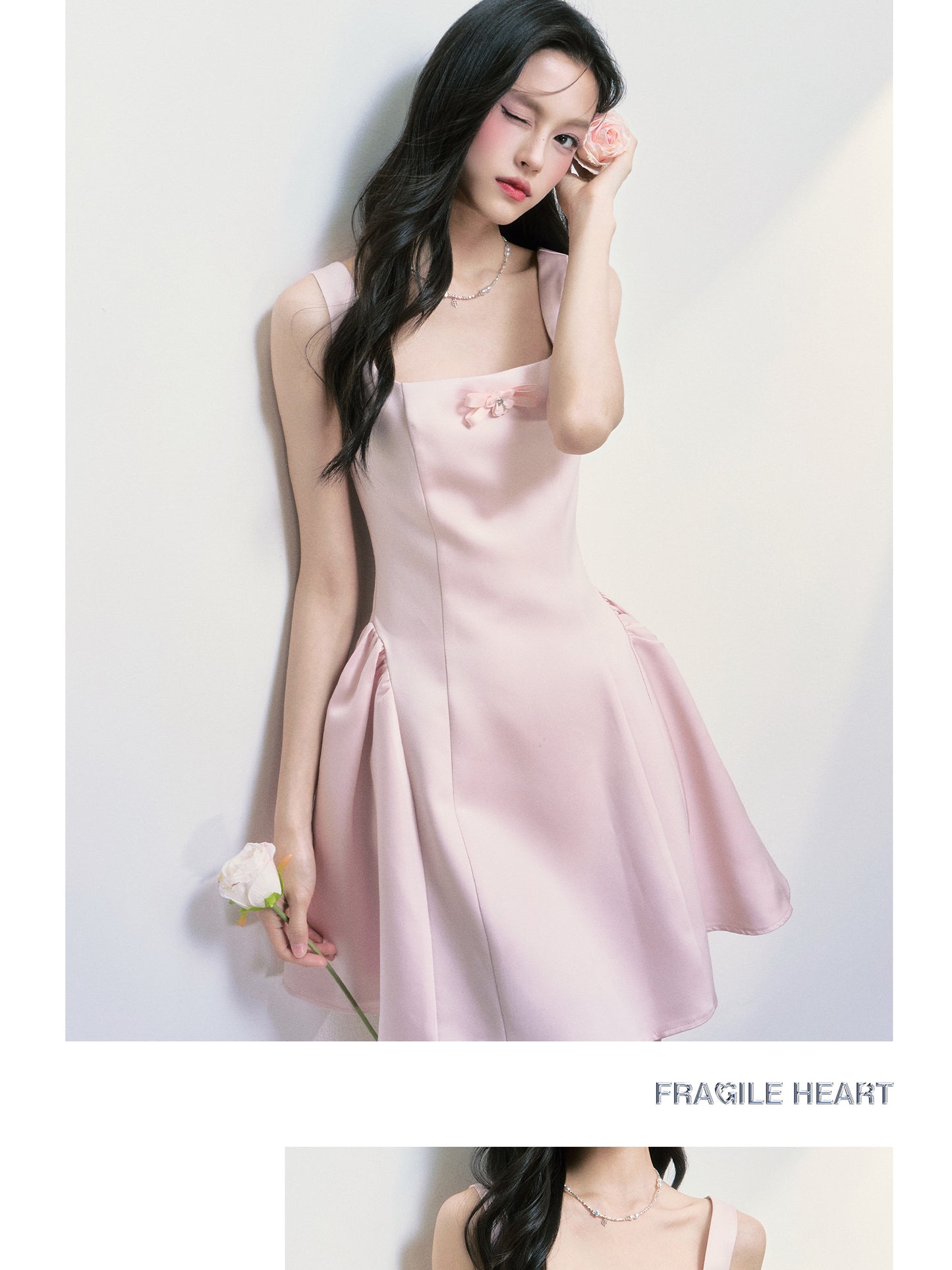 Wedding-Style Structured Sleeveless Dress