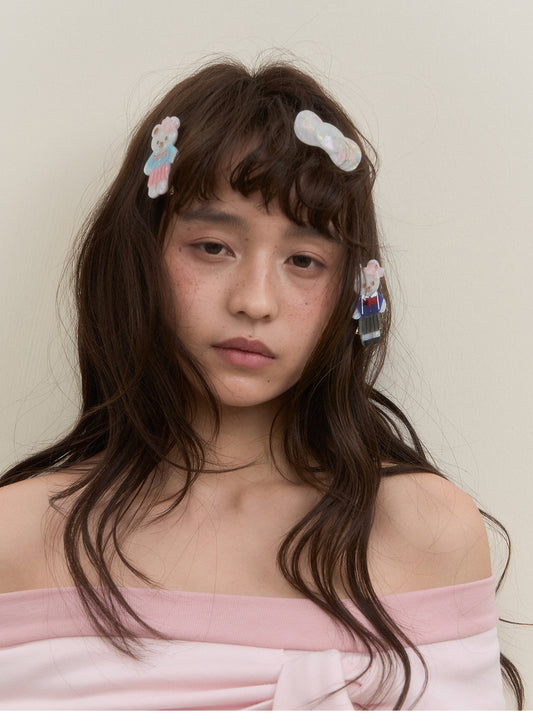 Teddy Bear Hair Pins (3 Variations)