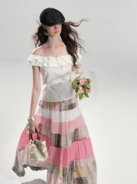 Ruffled Off-Shoulder Top