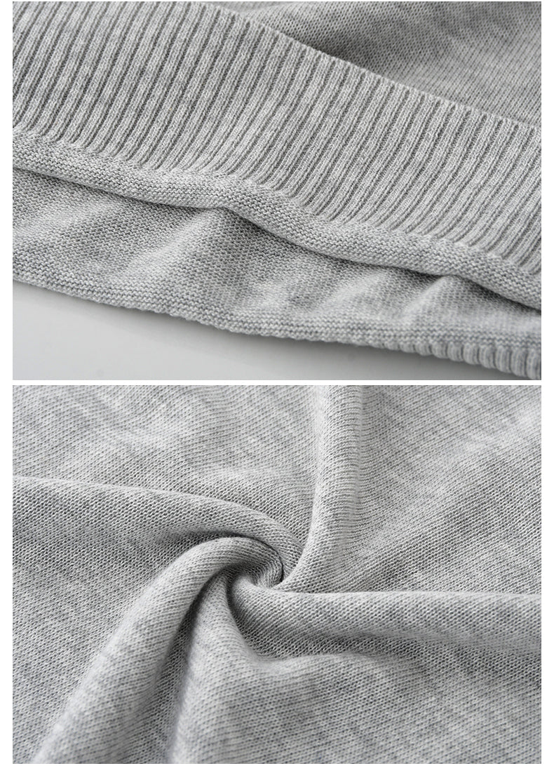 Button-Down Collar Polo Knit Top