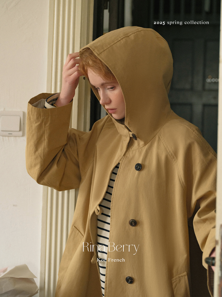 Hooded Windbreaker Coat