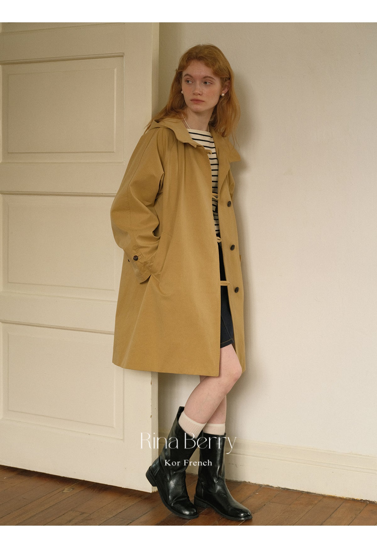 Hooded Windbreaker Coat