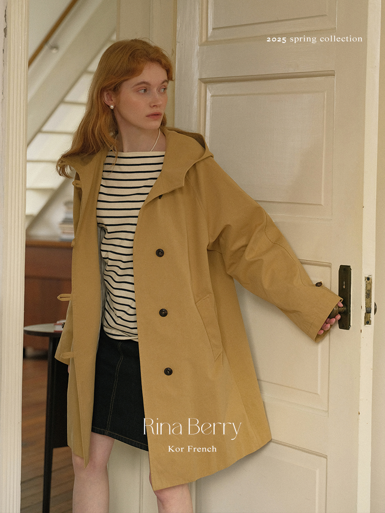 Hooded Windbreaker Coat