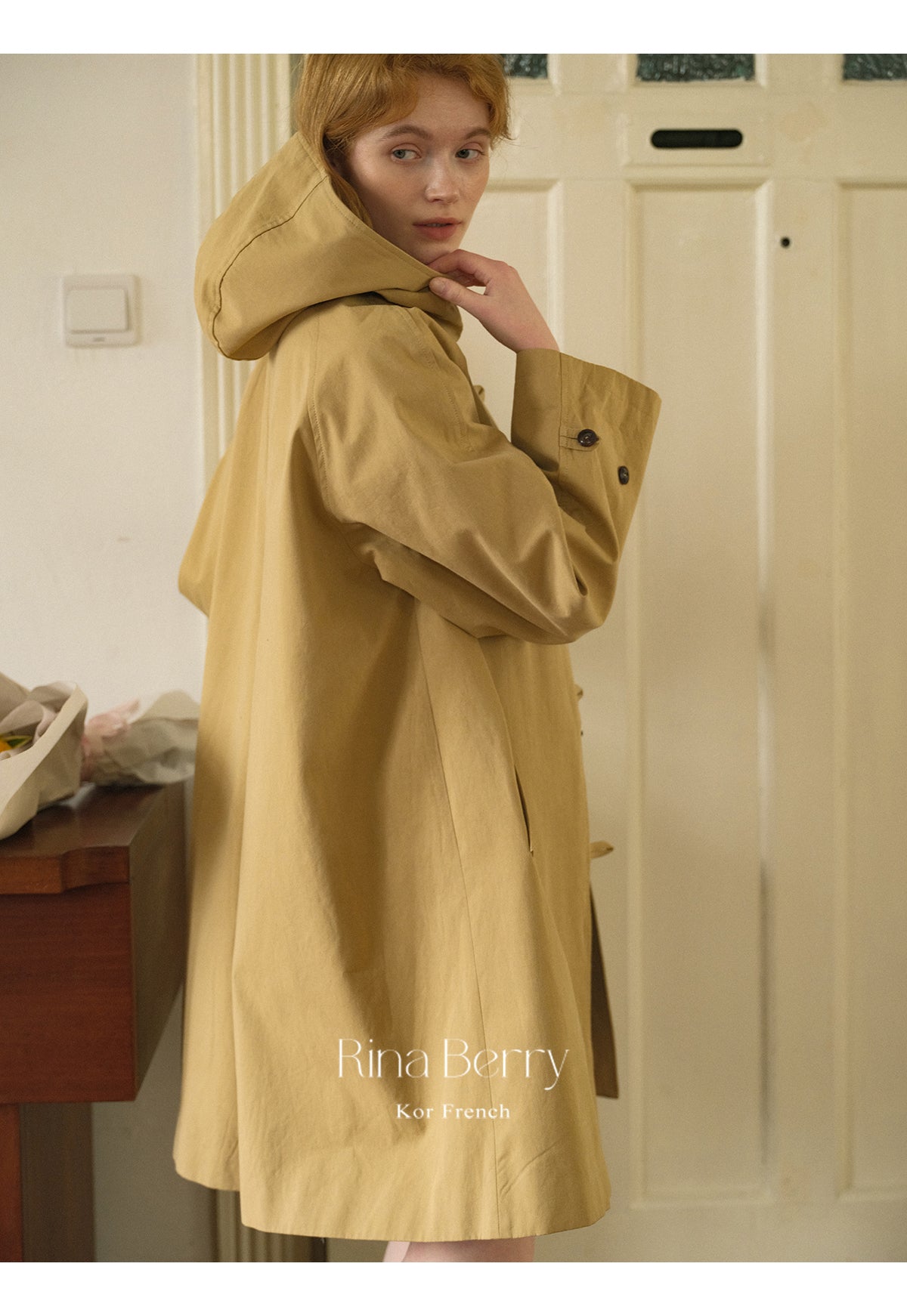 Hooded Windbreaker Coat