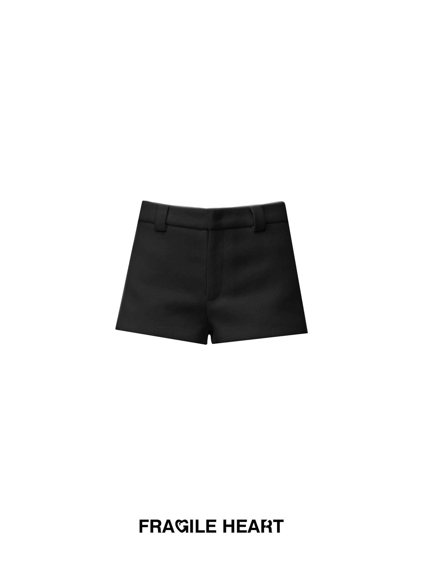 Wool Blend Micro Shorts
