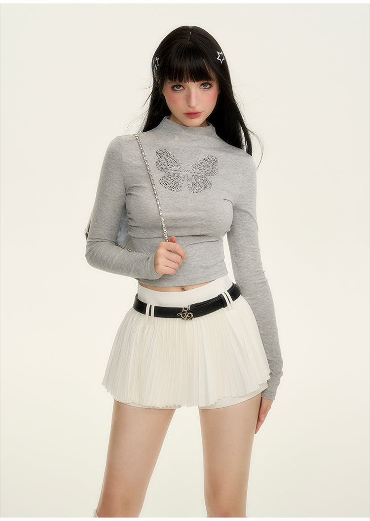 Logo Buckle Faux Leather Belt