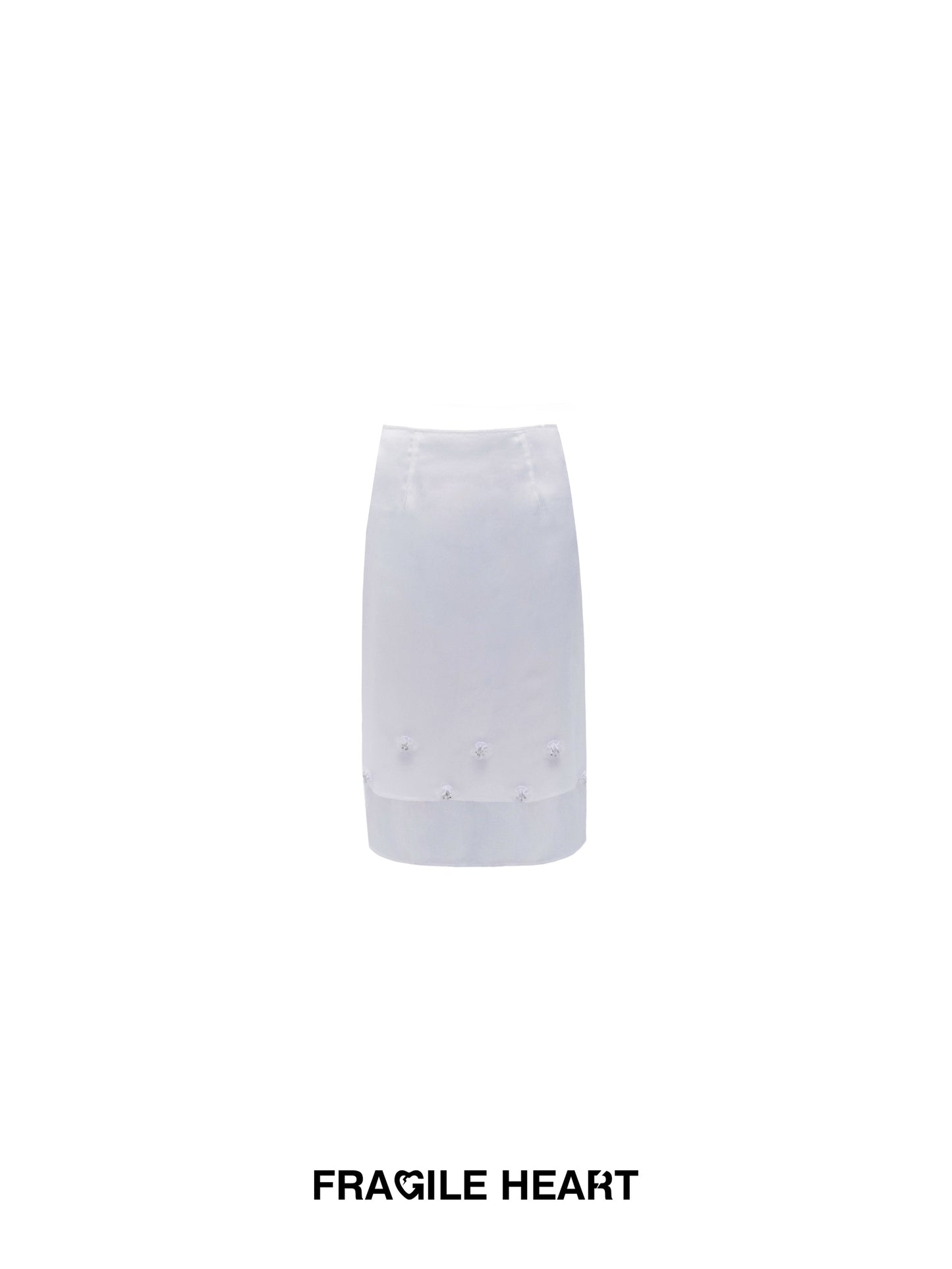 Sparkling Sheer Mesh Tie-Neck Top And Skirt