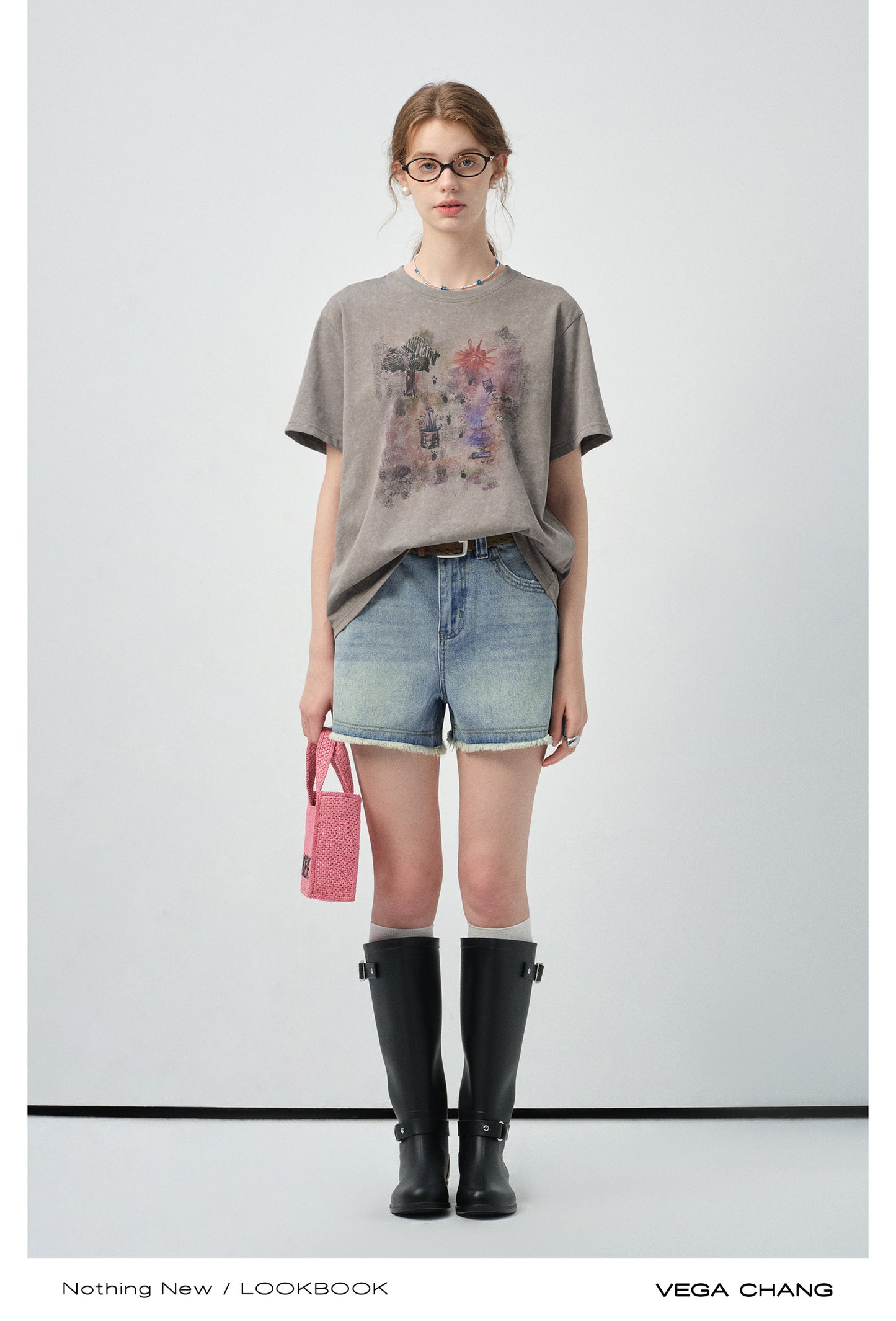 Art Print Cotton T-Shirt