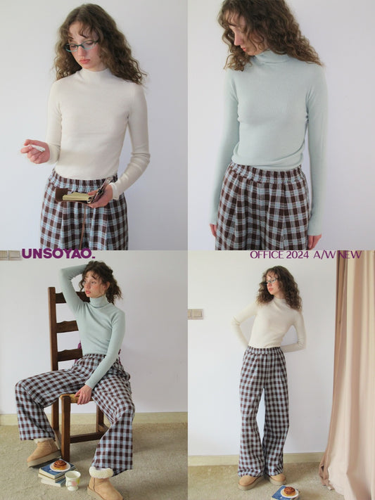 Fitted Knit Top In Two Neck Options