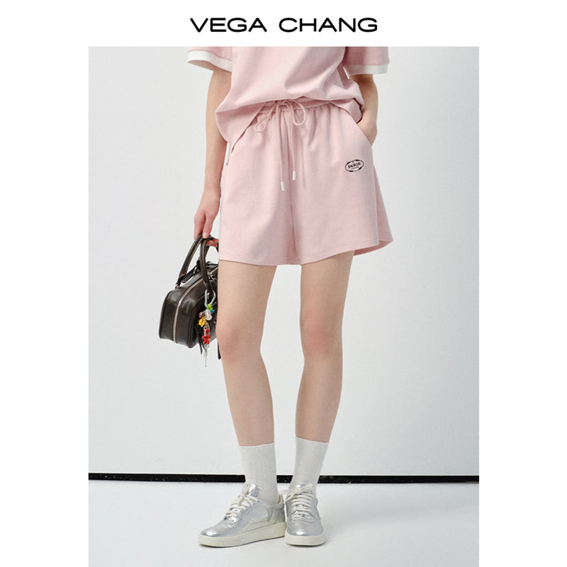 Embroidered Polo Shirt And Shorts Outfit