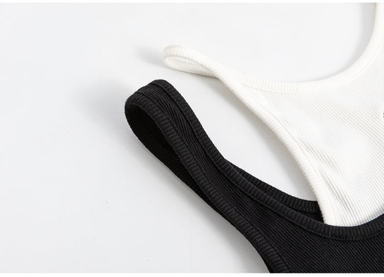 2-In-1 Sleeveless Top & Micro Mini Skirt