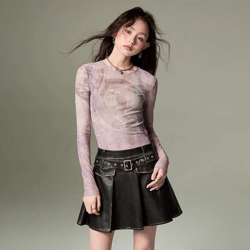 Candy Print Long Sleeved T-shirt