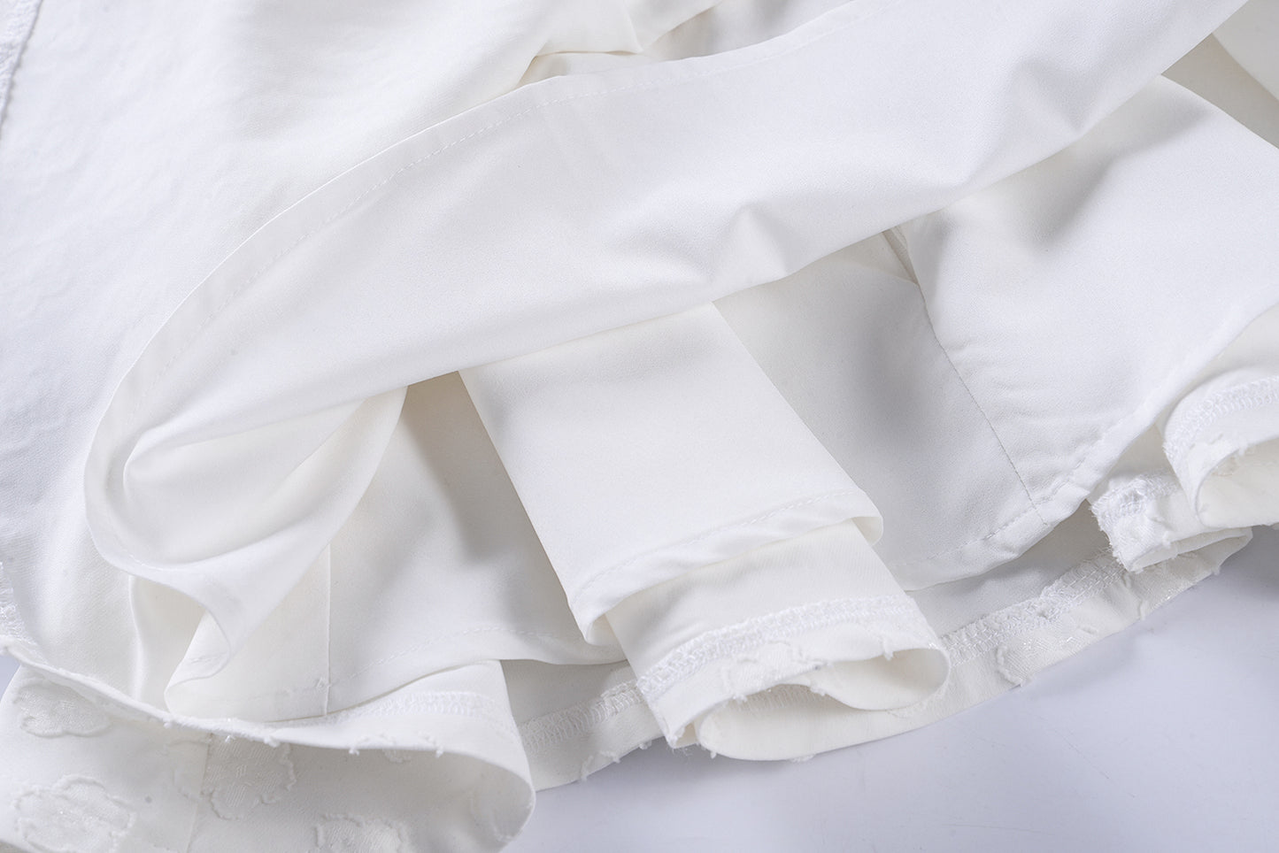 Jacquard Floral Camisole Top And Draped Skirt