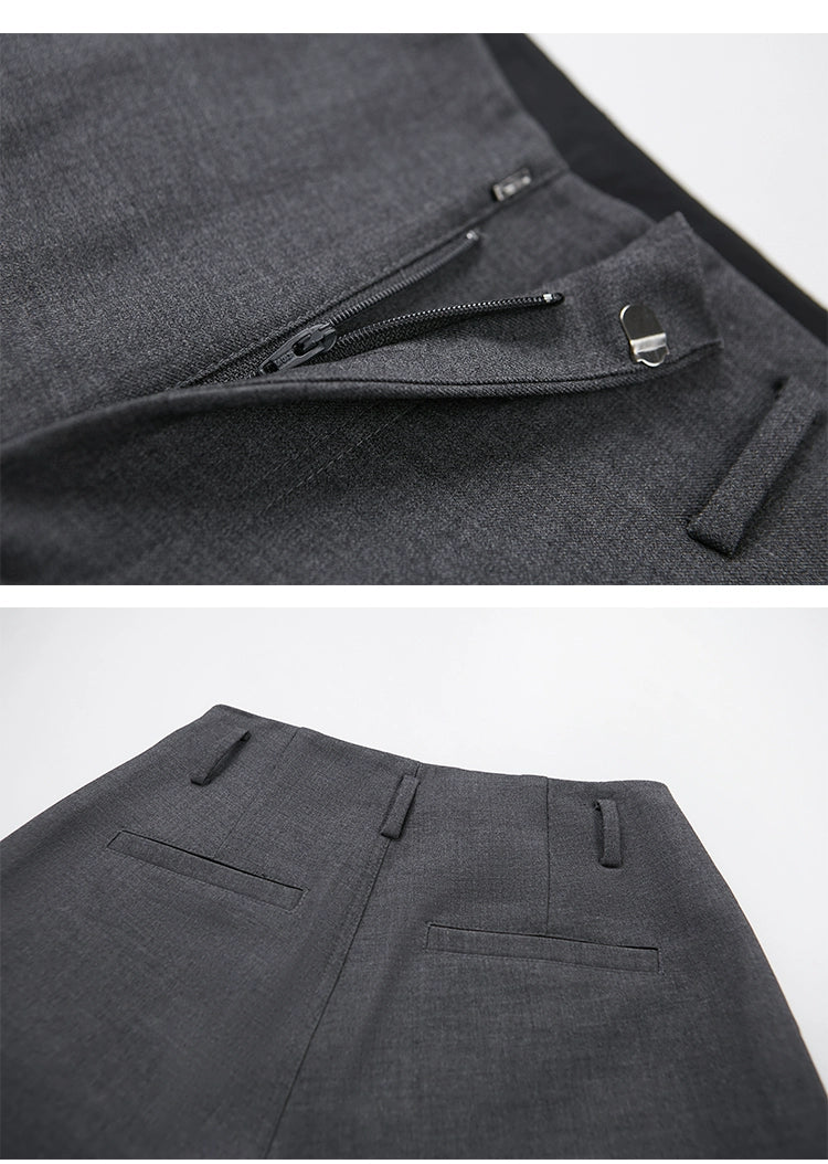 Striped Relaxed Fit Pants With Unique Pockets