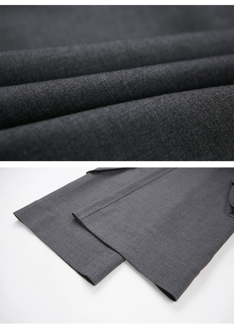 Striped Relaxed Fit Pants With Unique Pockets