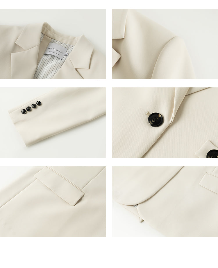 Plaid Smocked Tie-Neck Dress And Adjustable Blazer