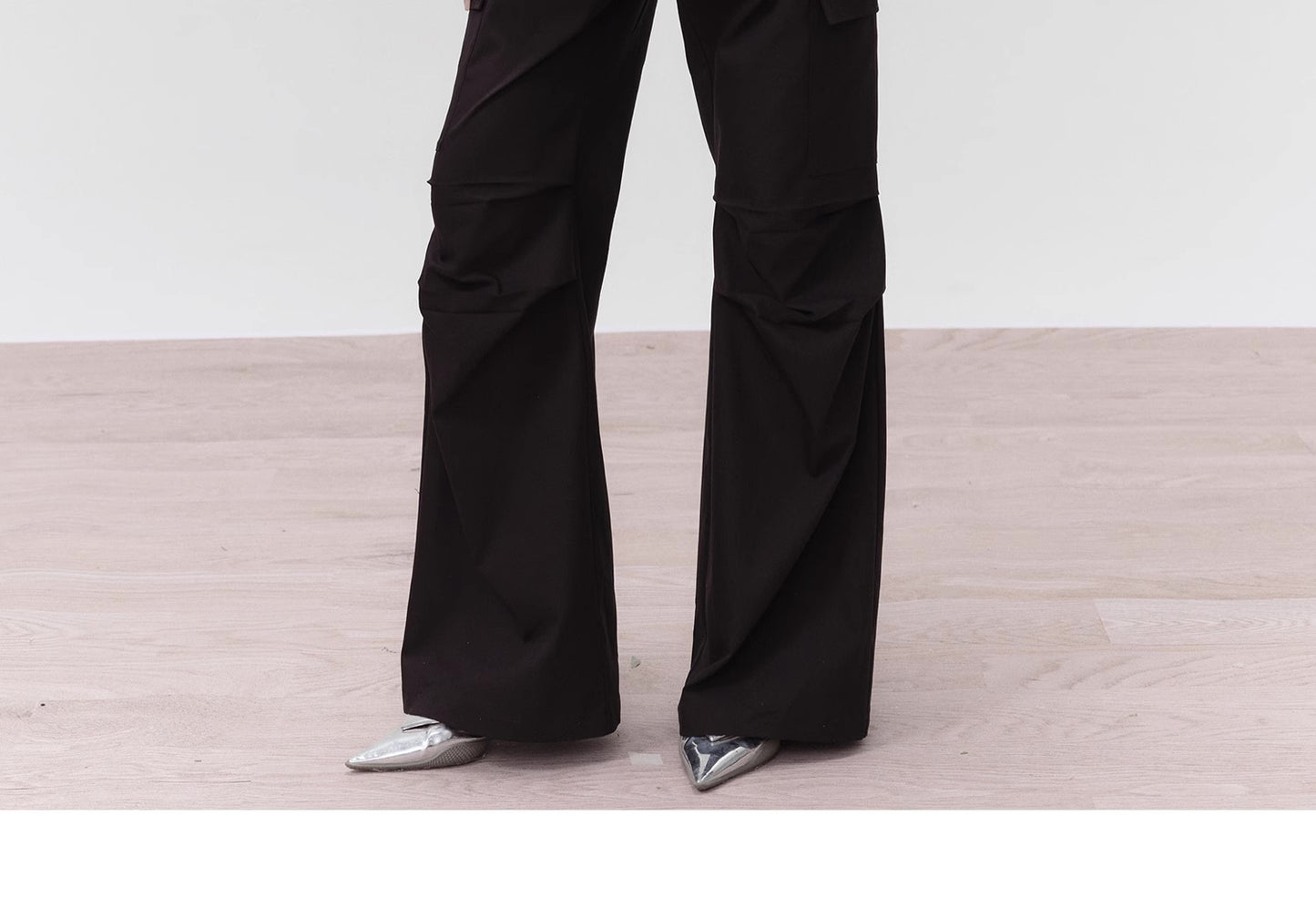 Y2K Cargo Buggy Flared Parachute Pants